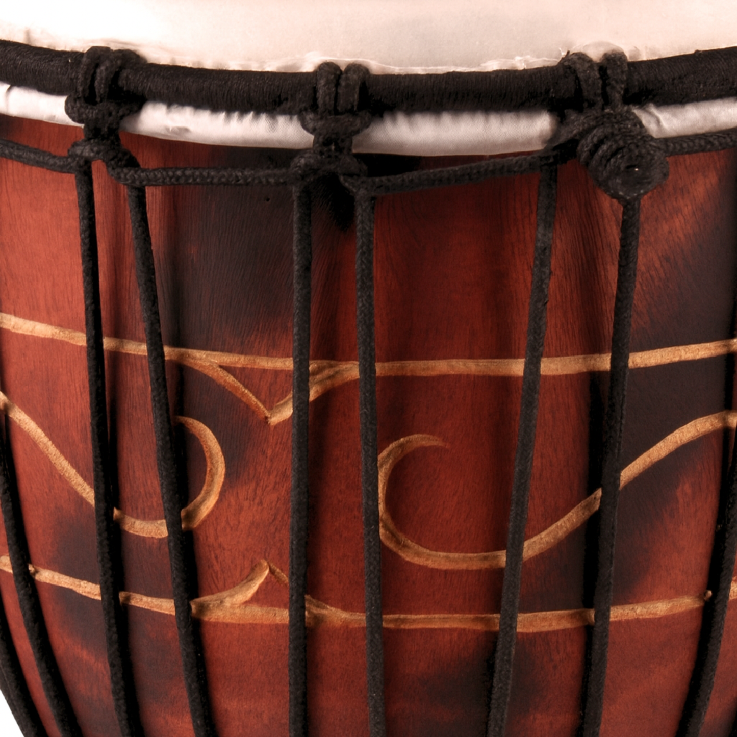 GMP Elephant Carved Djembe - DJ40ZC-B2 (3 sizes)