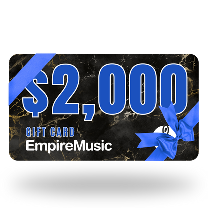 GIFT CARDS | BESTSELLERS: EMPIRE MUSIC E-CARD