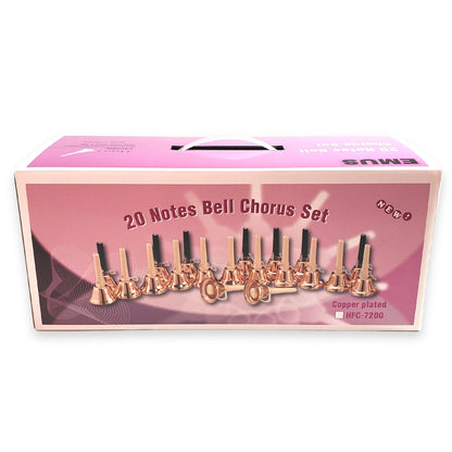 EMUS 20-Note Junior Hand-Bell Set, Gold - JHBG-620 - Empire Music Co. Ltd--EMUS