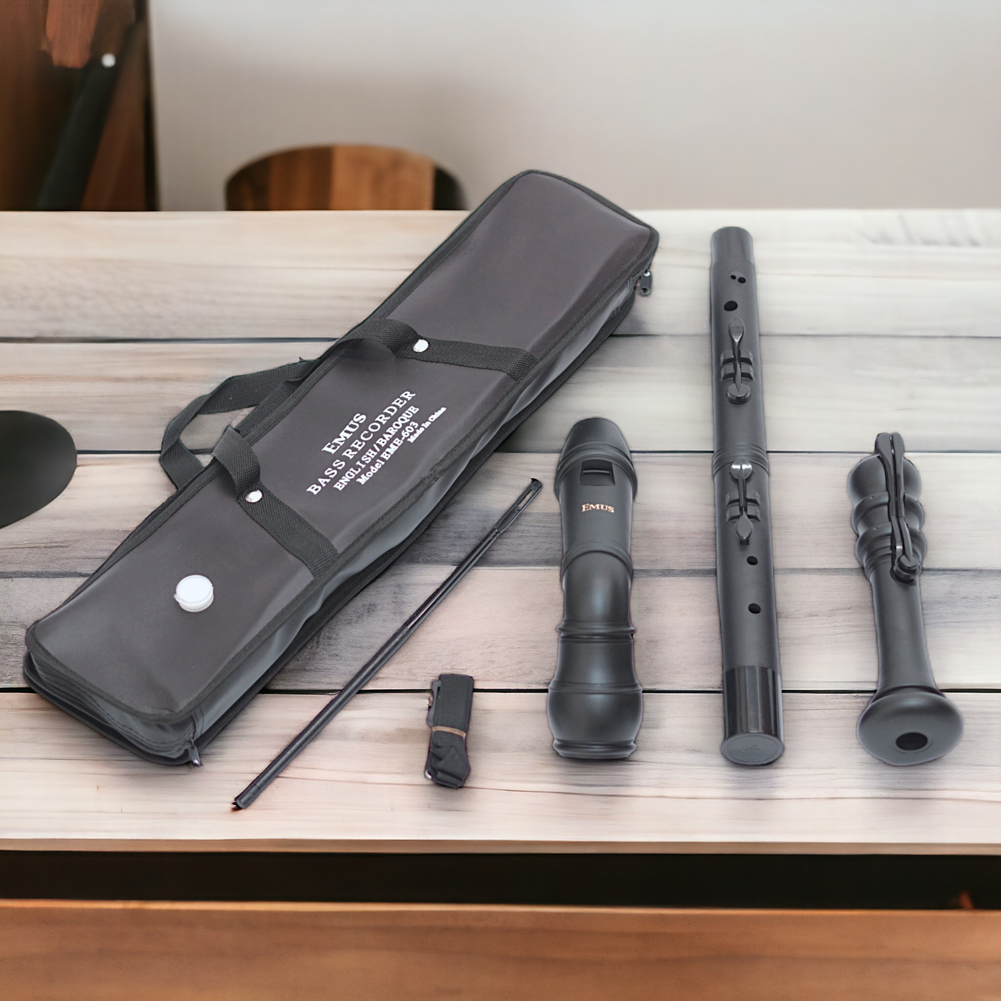 EMUS 3-piece Bass Recorder - EME-603 - Recorders
