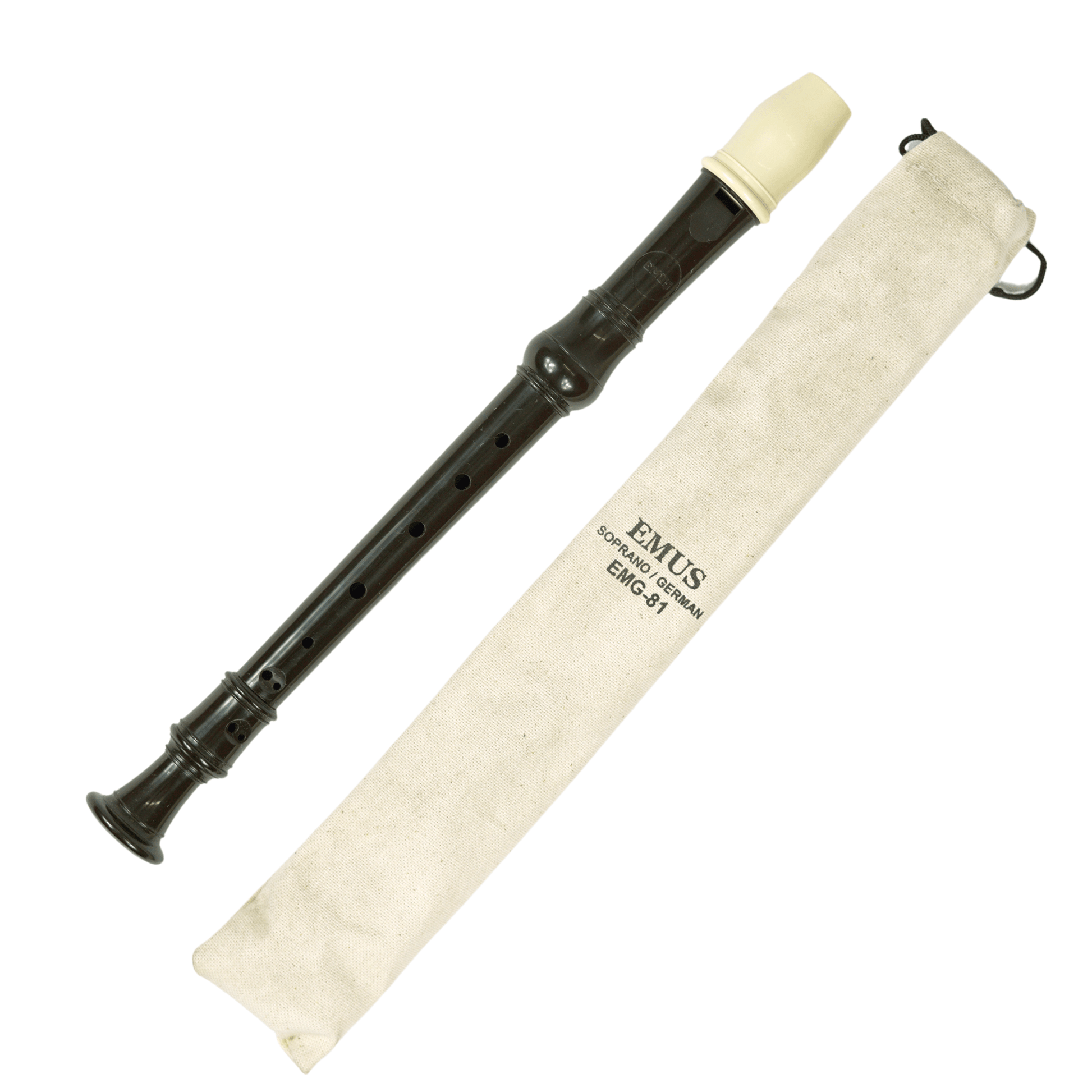 EMUS 3-Piece German-Fingering Soprano Recorder - EMG-81 - Empire Music Co. Ltd-Recorders-EMUS