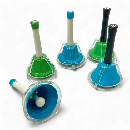 EMUS 5-Note Junior Hand-Bell Set with Push Buttons Extension - JHB-625 - Hand Bells & Chimes