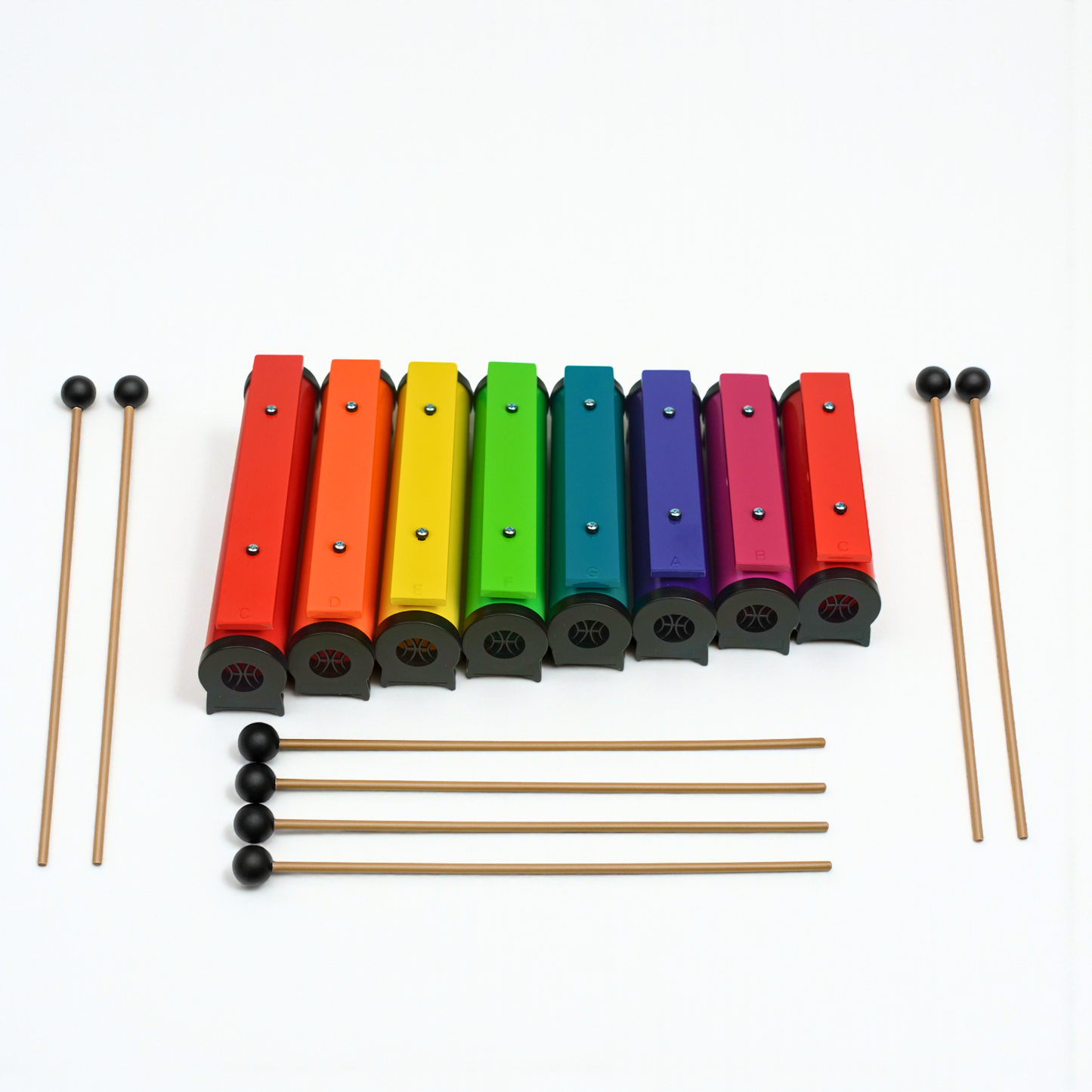EMUS 8-Note Diatonic Chime Bar Set - ECB-8