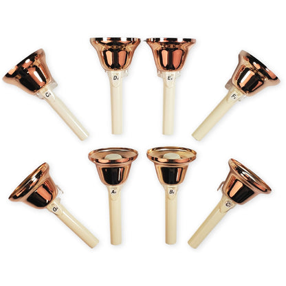 EMUS 8-Note Junior Hand-Bell Set, Gold - JHBG-8 - Empire Music Co. Ltd--EMUS