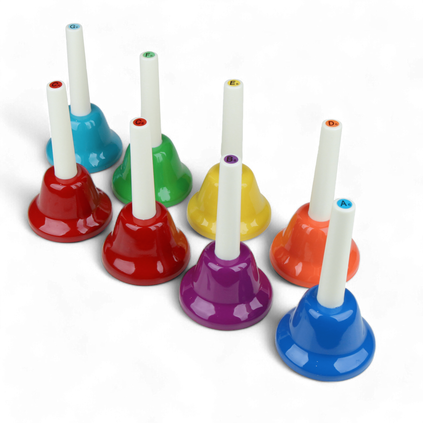 EMUS 8-Note Junior Handbell Set - JHB-8 - Hand Bells & Chimes