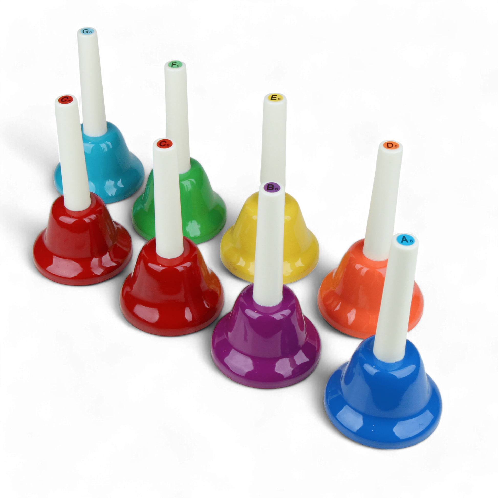 EMUS 8-Note Junior Handbell Set - JHB-8 - Hand Bells & Chimes