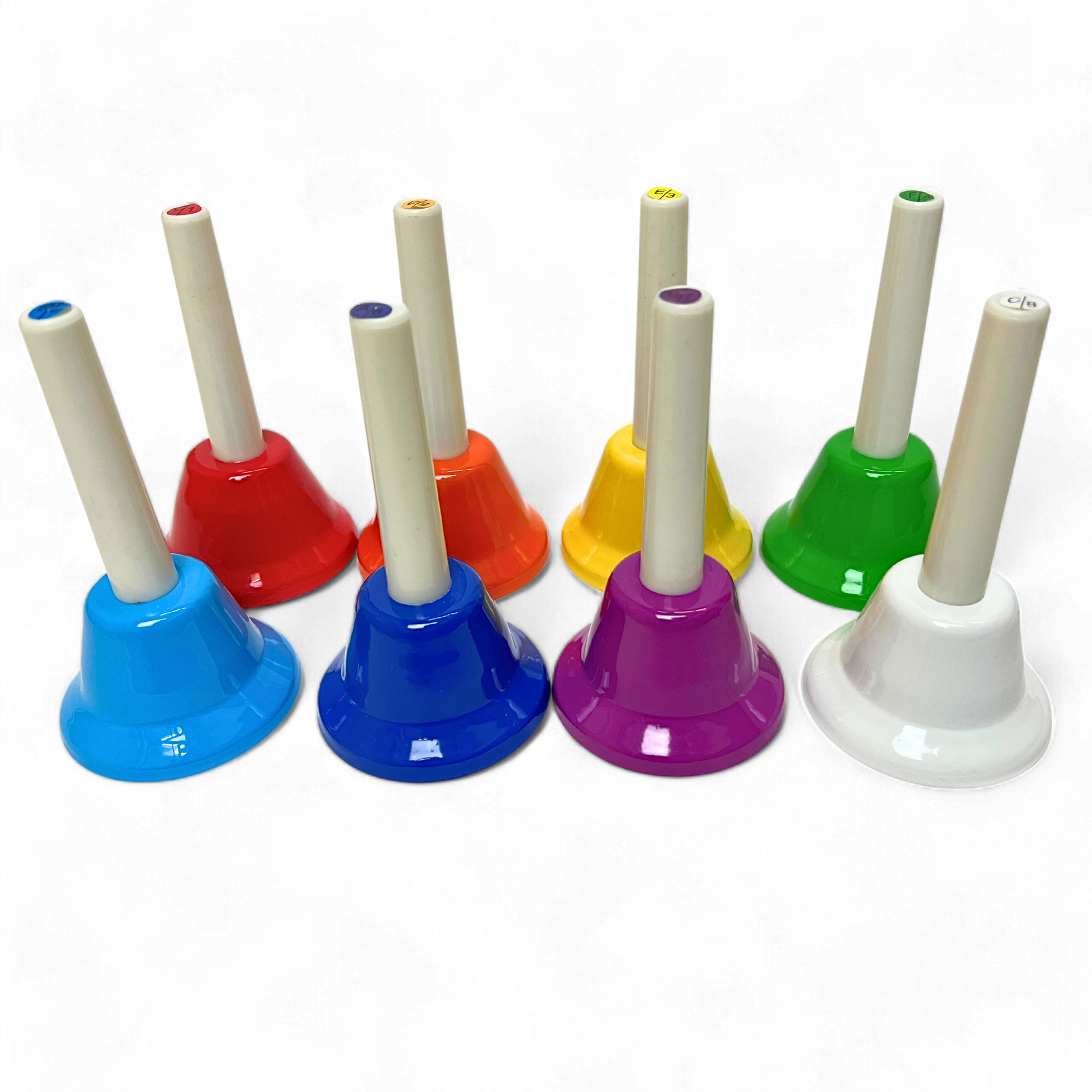 EMUS 8-Note Junior Handbell Set - JHB-8 - Hand Bells & Chimes