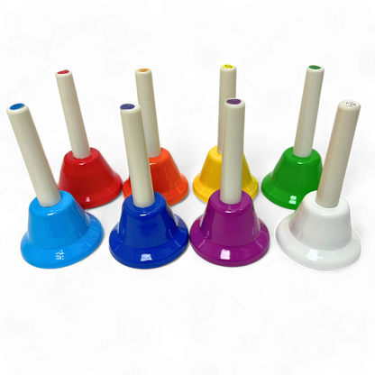 EMUS 8-Note Junior Handbell Set - JHB-8 - Hand Bells & Chimes