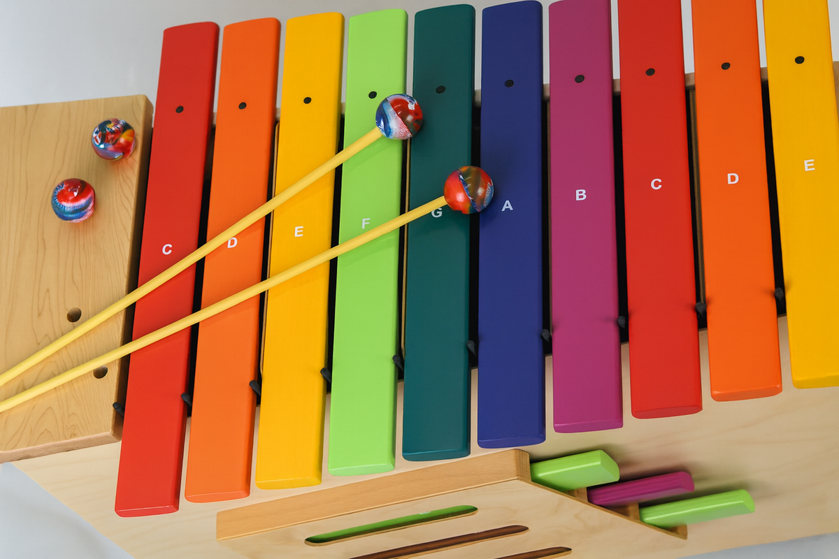 EMUS Bass Xylophone Rainbow Fibreglass - EFBC-16