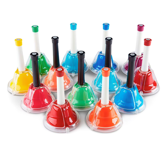 EMUS Junior Hand Bell Set with Push Buttons 13-Note - JHB-13