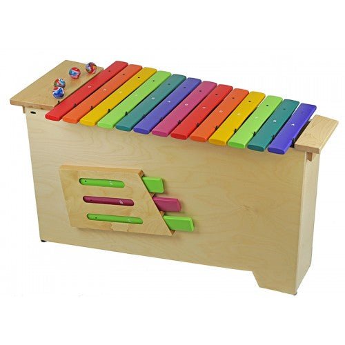 EMUS Rainbow Bass Fibreglass Xylophone - EFBC-16 - Empire Music Co. Ltd-Glockenspiels & Xylophones-EMUS