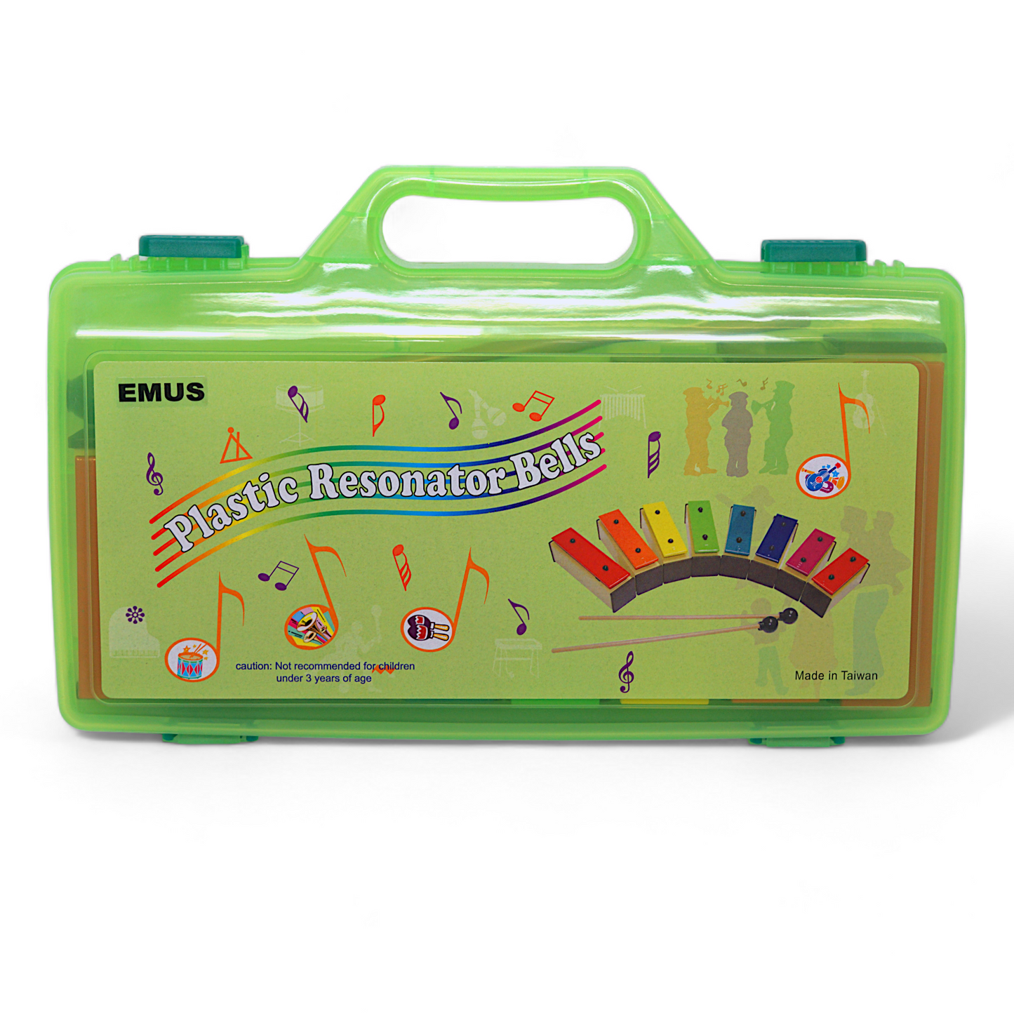 EMUS 8-Note Resonator Bell set - ERB-8 - Glockenspiels & Xylophones