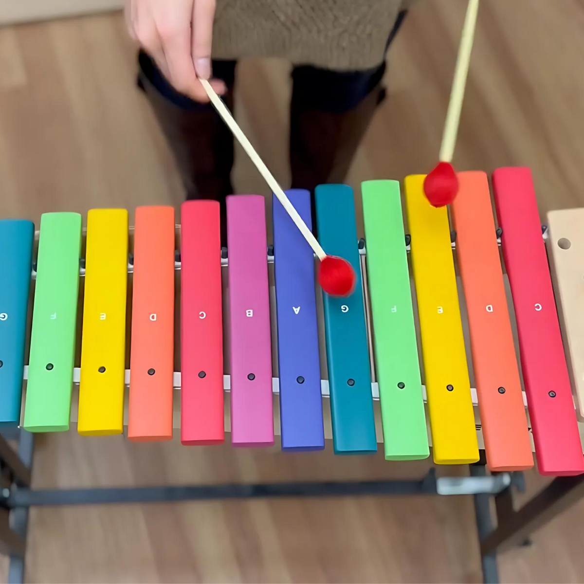 EMUS Xylophone Rainbow Fibreglass Soprano - EFSC-16