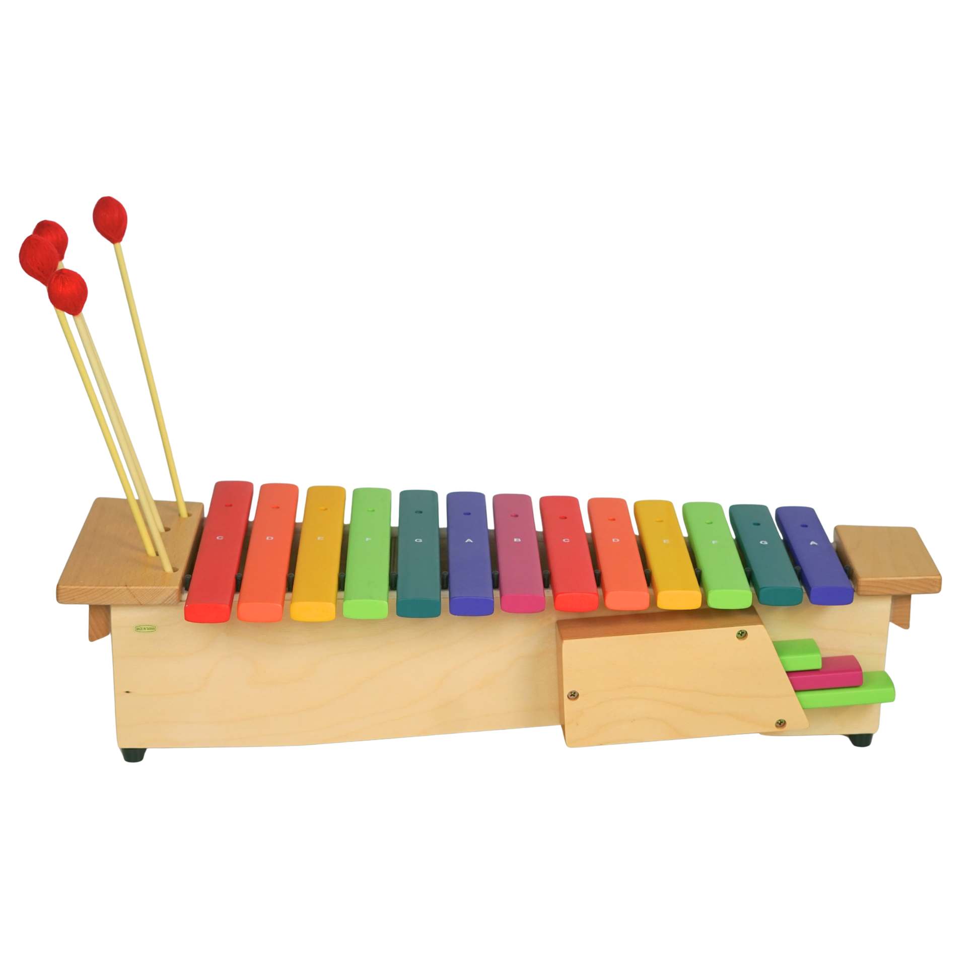 EMUS Xylophone Rainbow Fibreglass Soprano - EFSC-16