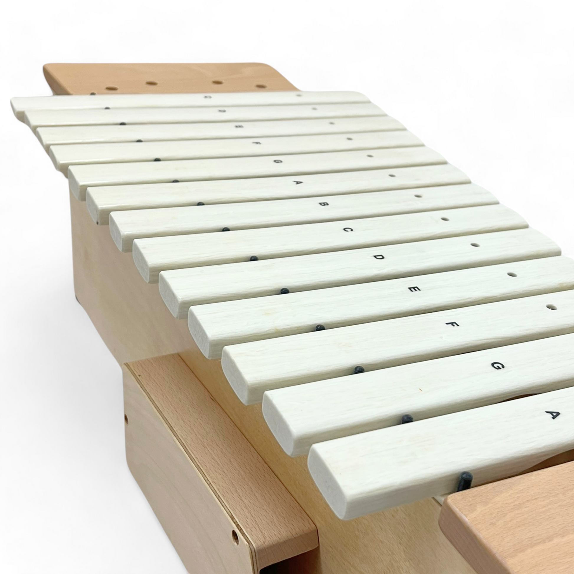 EMUS White Alto Fibreglass Xylophone - EFAW-16 - Glockenspiels & Xylophones
