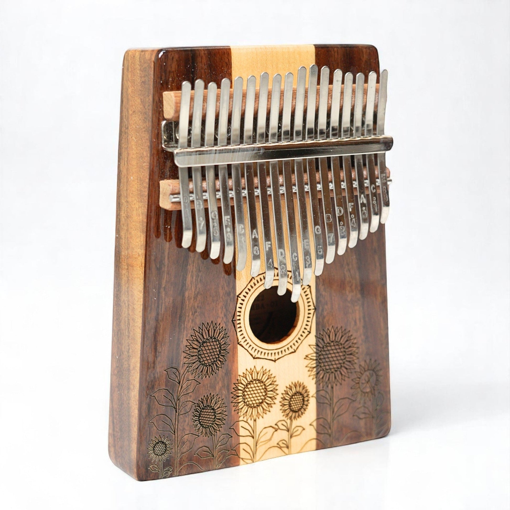 GMP 17-key Sunflower acacia & maple Kalimba/Thumb Piano - KGT17-KOA - kalimba