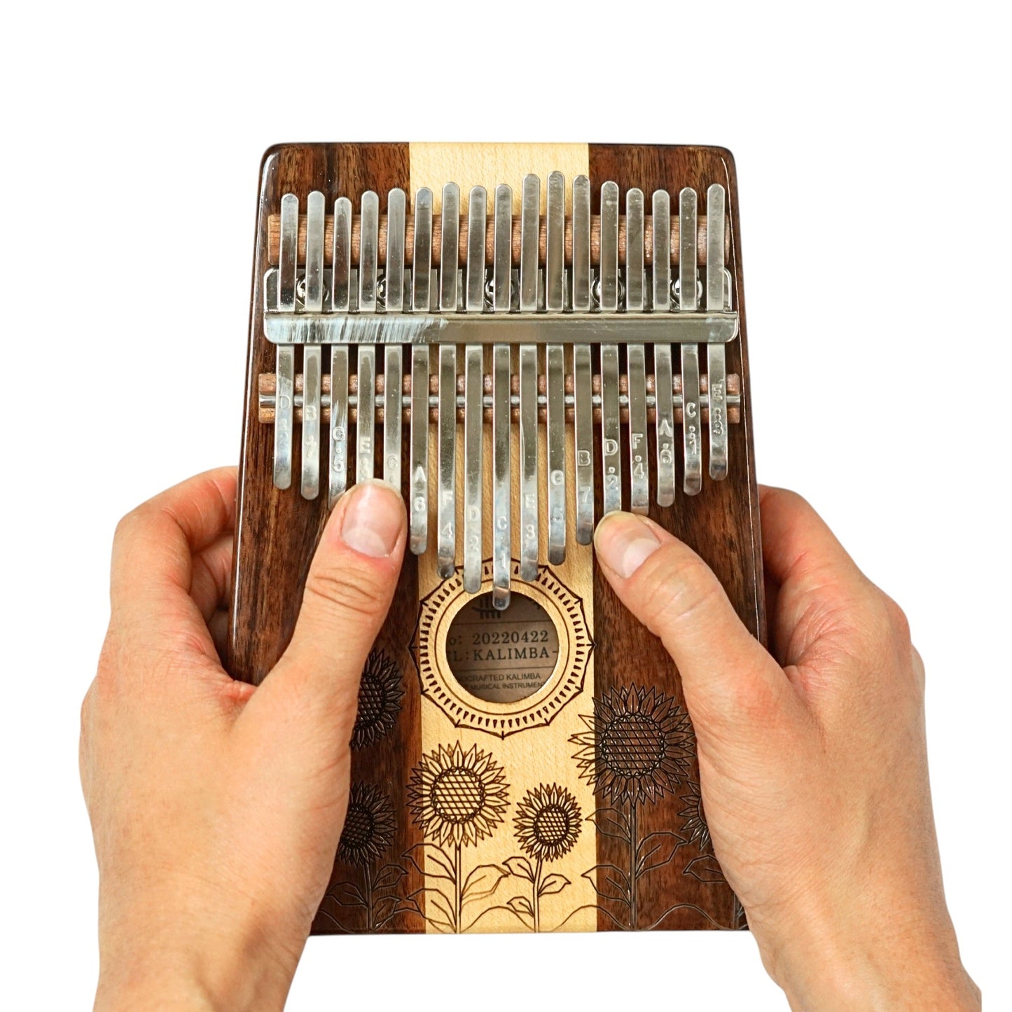 GMP 17-key Sunflower acacia & maple Kalimba/Thumb Piano - KGT17-KOA - kalimba