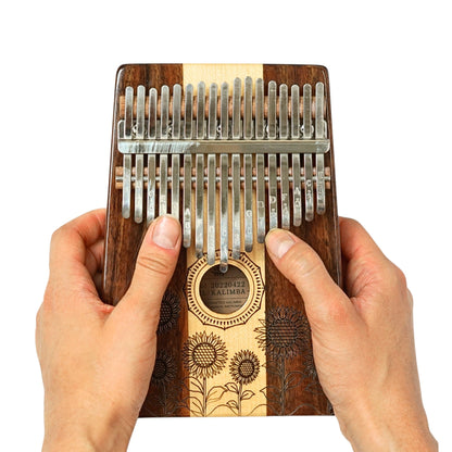 GMP 17-key Sunflower acacia & maple Kalimba/Thumb Piano - KGT17-KOA - kalimba