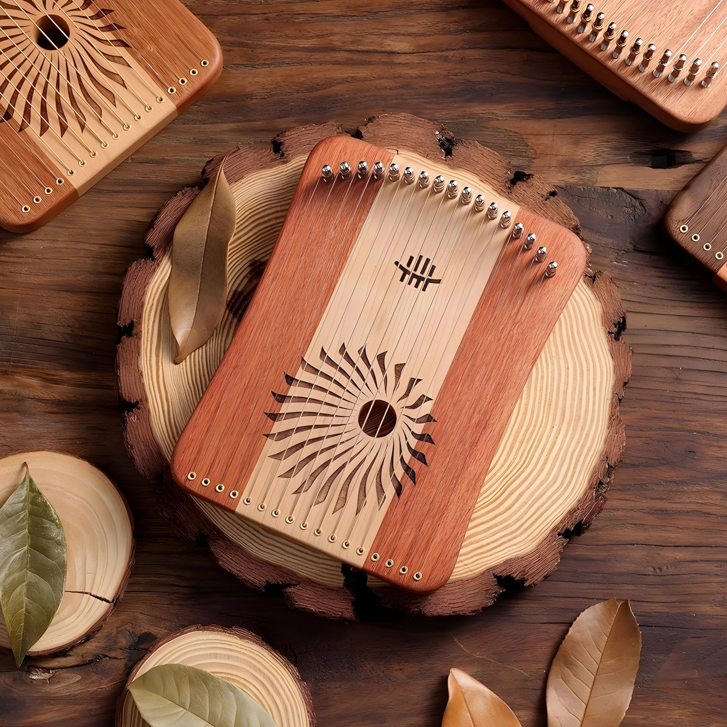 GMP 17-string KaLyre beech - KL17-BEECH - lyre