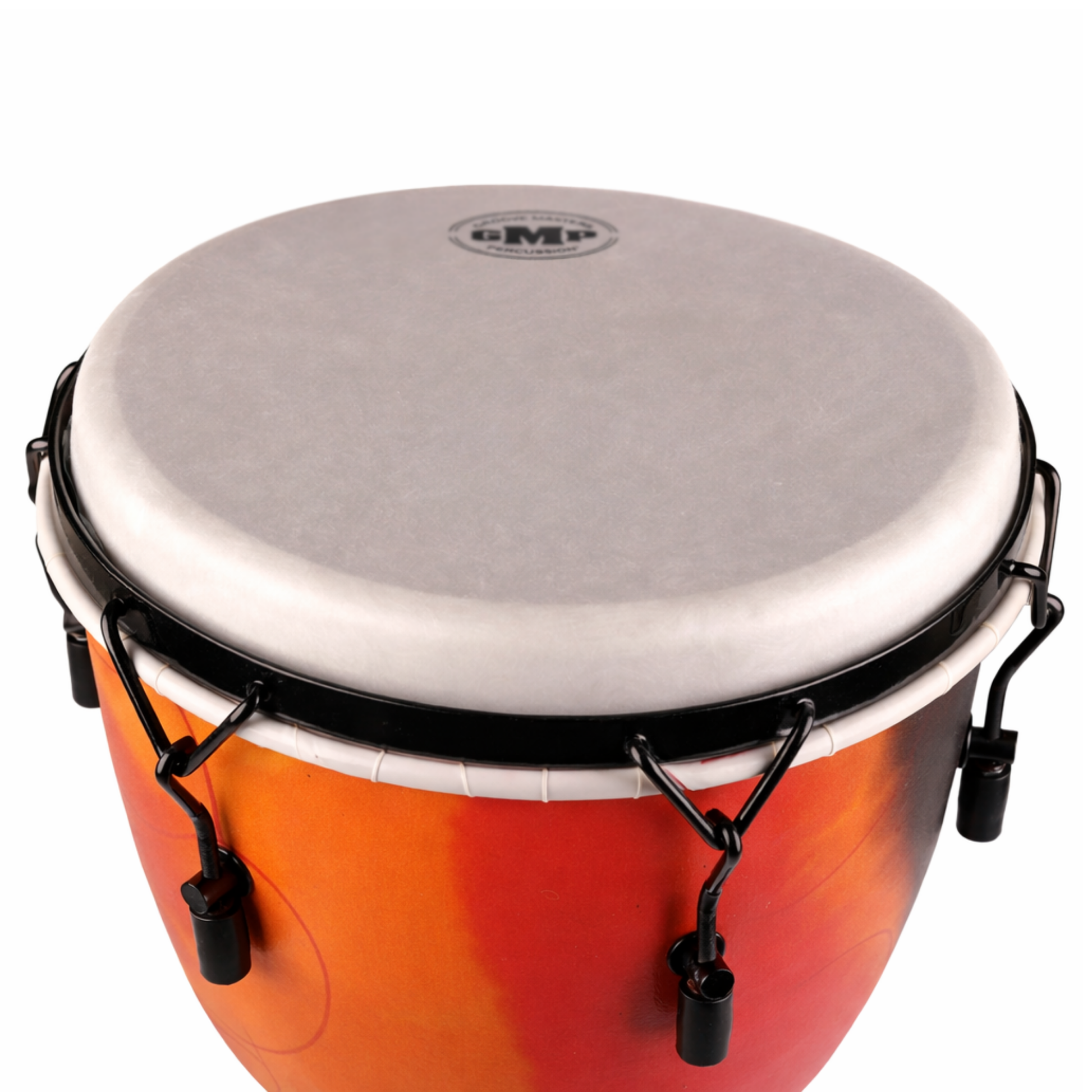 GMP AirDrum™ Lug-Tuned Abstract Orange - ESP(3 sizes)TU-AIR-10C - Groove Masters Percussion
