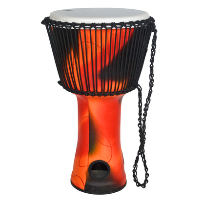 GMP AirDrum Rope-Tuned Abstract Orange - ESP(3 sizes)-AIR-10C - Groove Masters Percussion