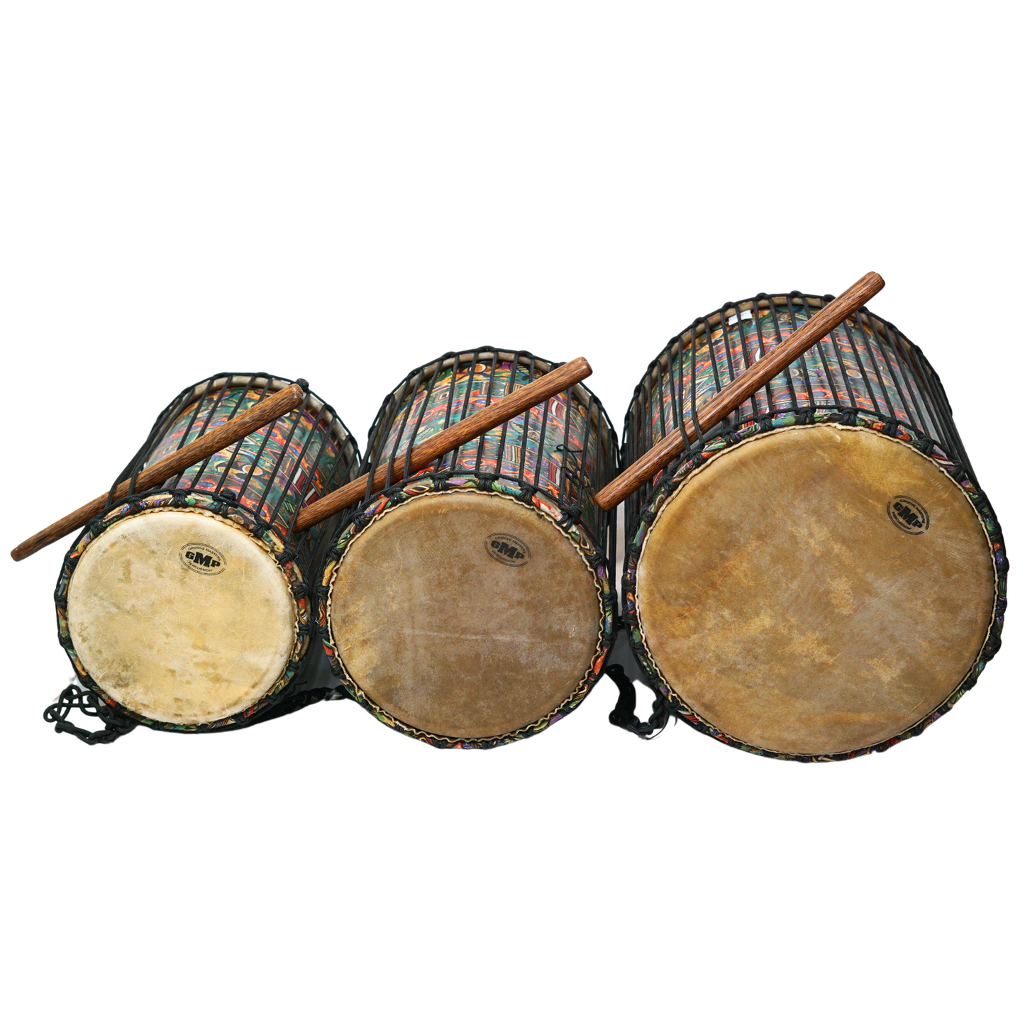 GMP Fiberglass Djun Djun Set - FDD-2 - Hand Drums