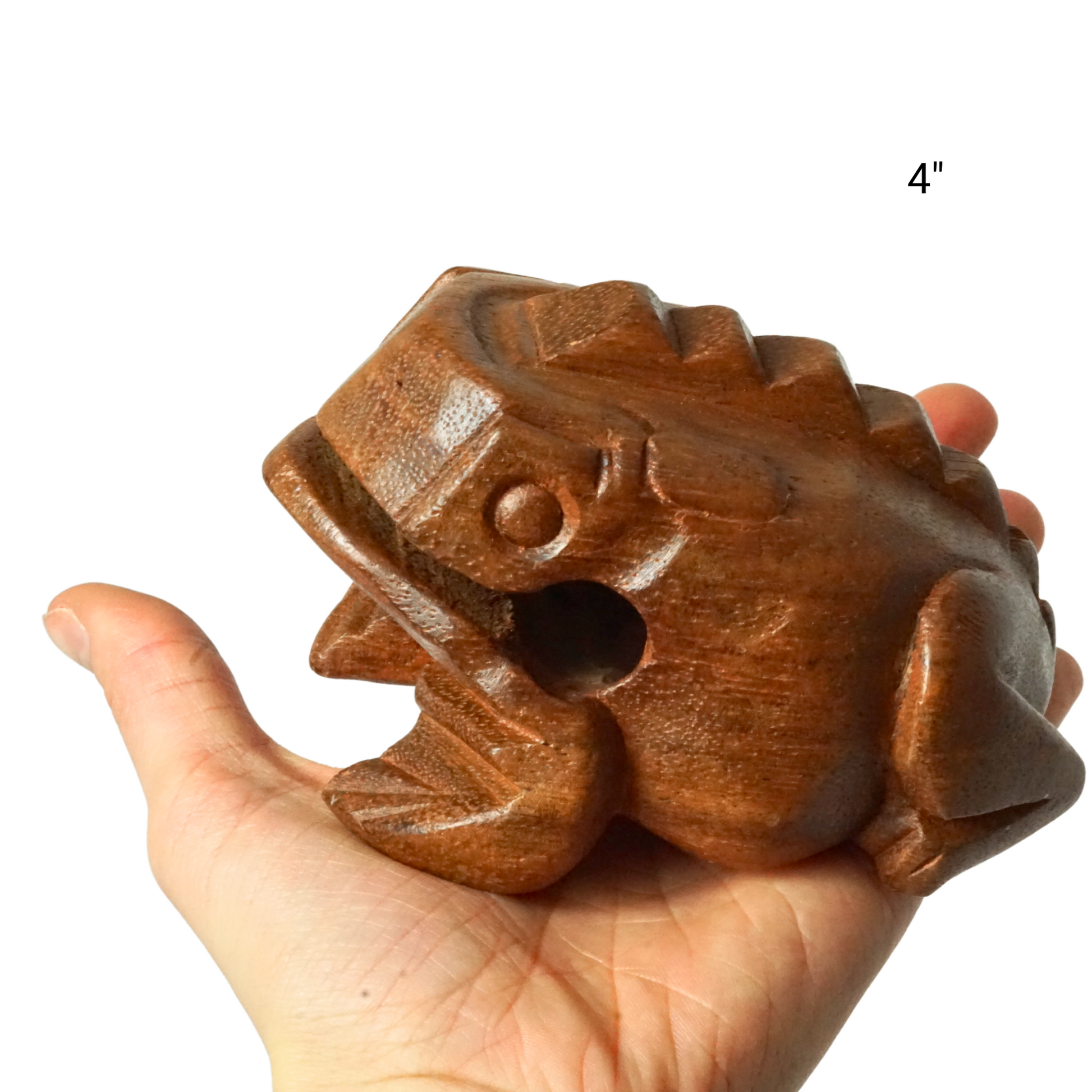 GMP Frog Guiro Dark-Stained - FROG-S-(8 Sizes) - Groove Masters Percussion