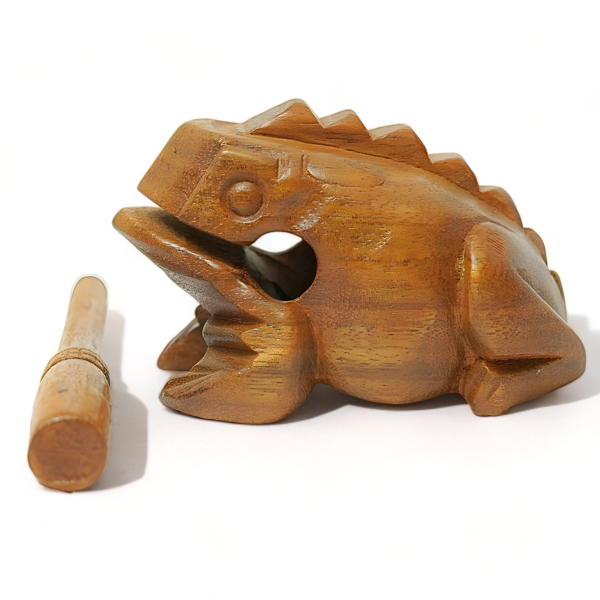 GMP Frog Guiro Dark-Stained - FROG-S-(8 Sizes) - Groove Masters Percussion