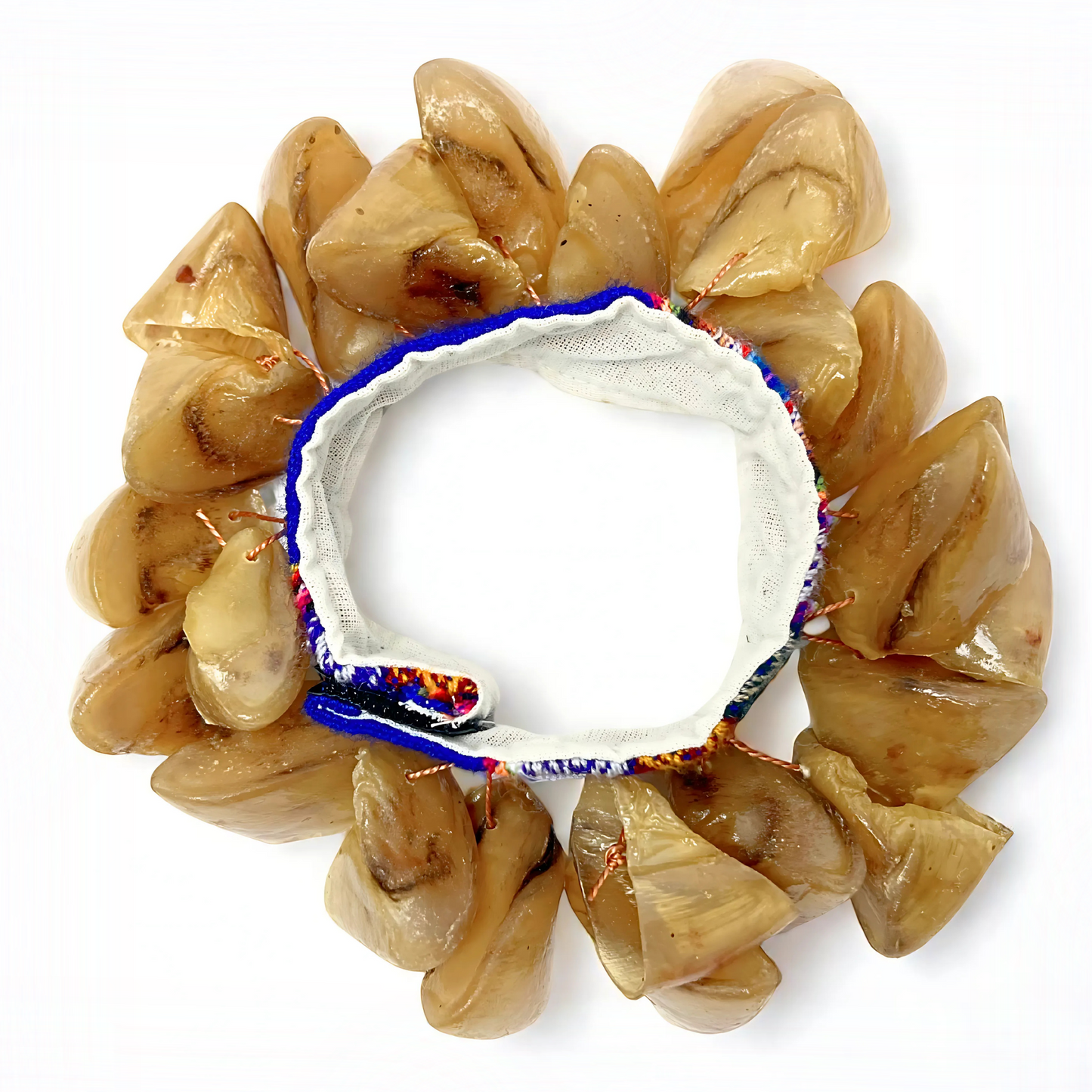 Handmade Peruvian Chajchas – Wearable Goat Hoof Shaker Rattle for Ankle or Wrist | Authentic Andean Percussion for Dance, Sound Therapy, Drum Circles, and Healing