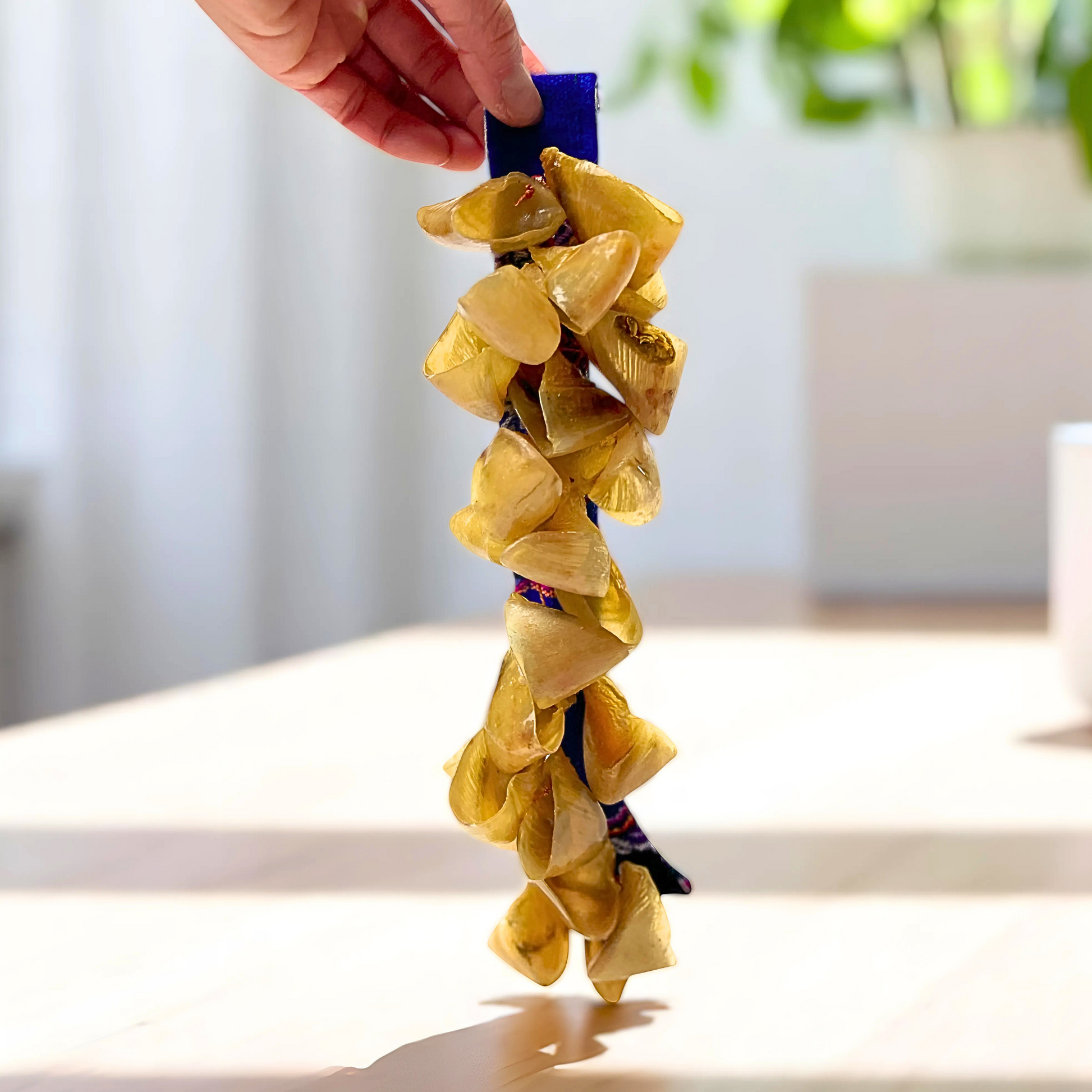 Handmade Peruvian Chajchas – Wearable Goat Hoof Shaker Rattle for Ankle or Wrist | Authentic Andean Percussion for Dance, Sound Therapy, Drum Circles, and Healing