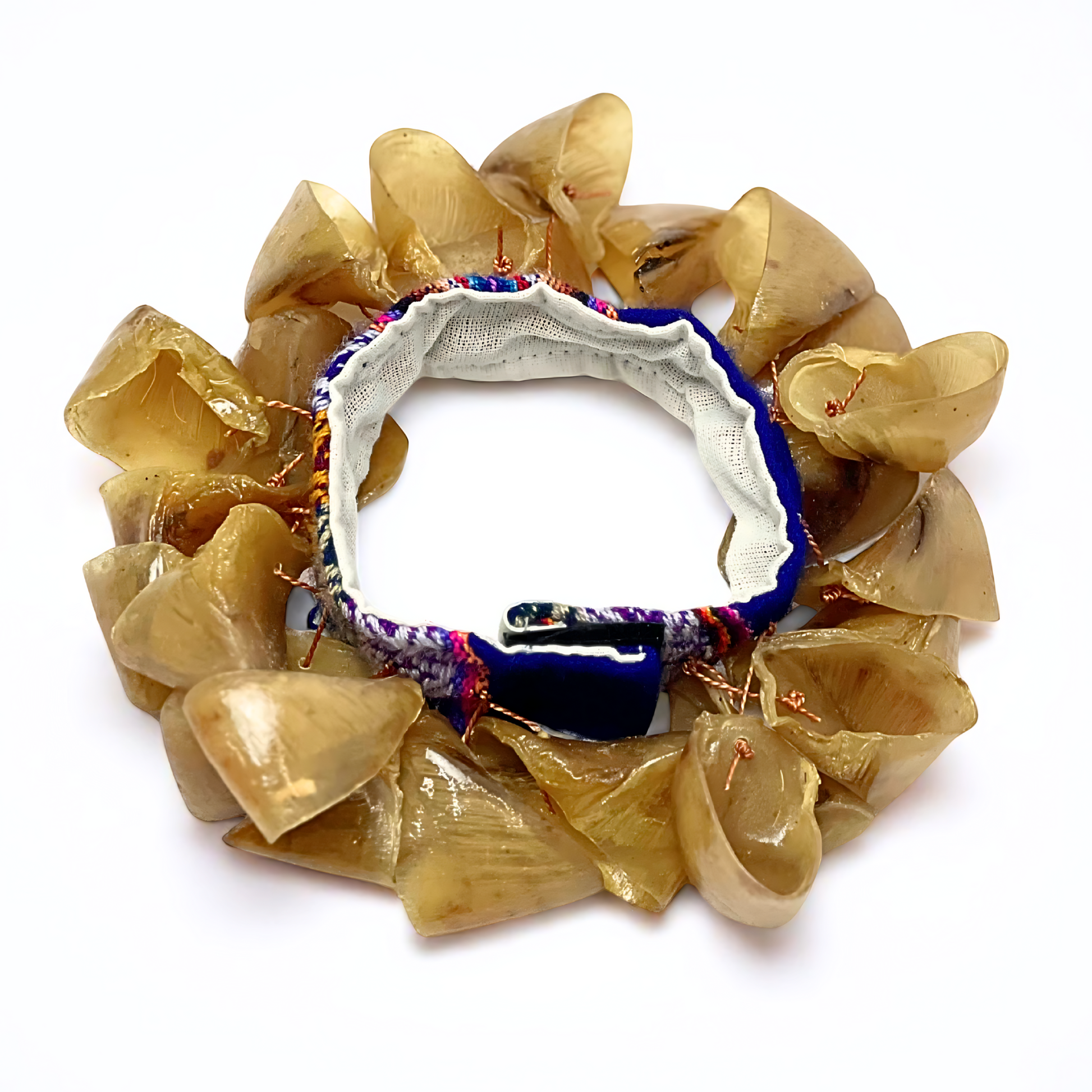 Handmade Peruvian Chajchas – Wearable Goat Hoof Shaker Rattle for Ankle or Wrist | Authentic Andean Percussion for Dance, Sound Therapy, Drum Circles, and Healing