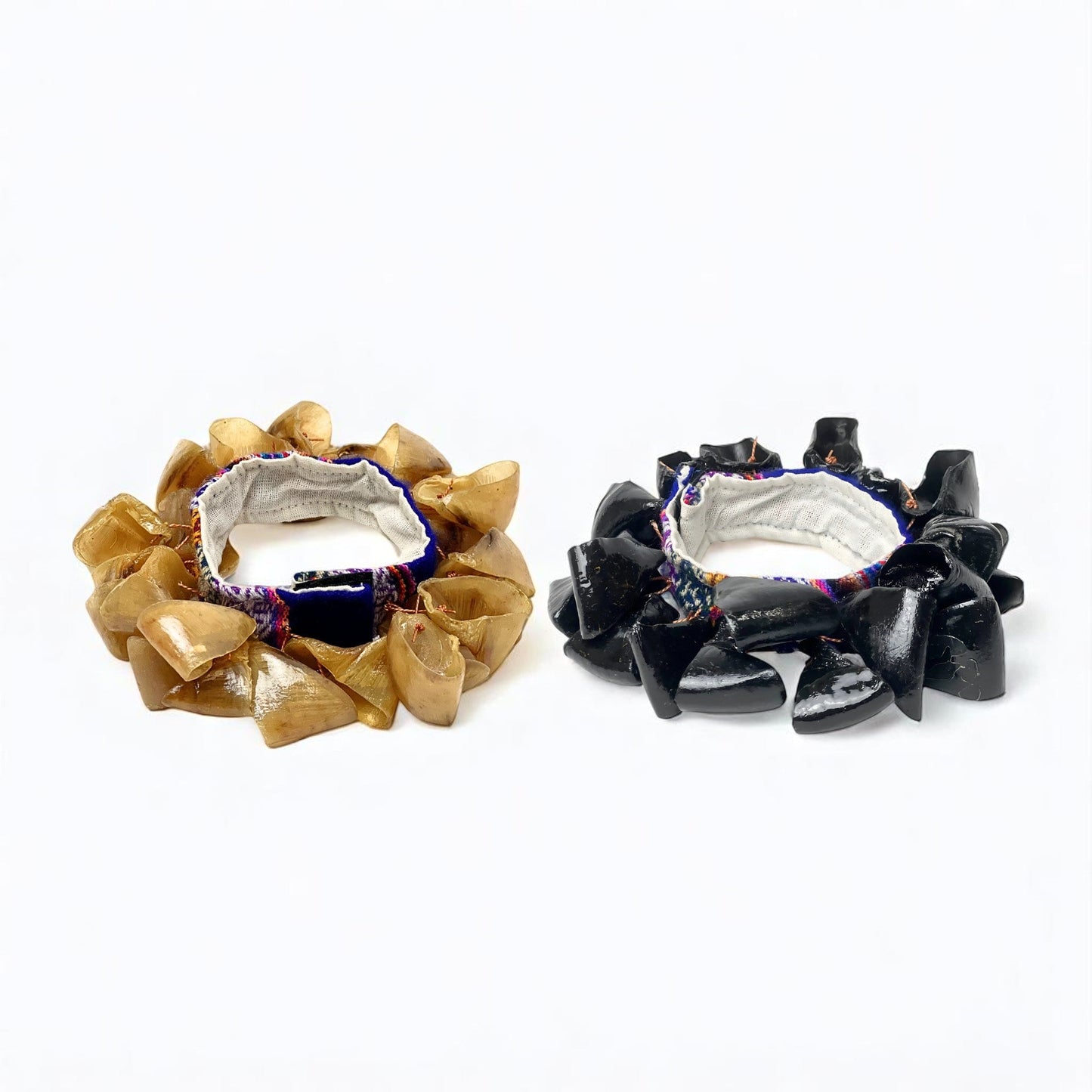 Handmade Peruvian Chajchas – Wearable Goat Hoof Shaker Rattle for Ankle or Wrist | Authentic Andean Percussion for Dance, Sound Therapy, Drum Circles, and Healing