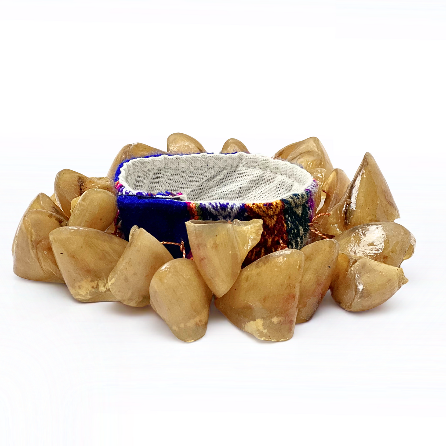 Handmade Peruvian Chajchas – Wearable Goat Hoof Shaker Rattle for Ankle or Wrist | Authentic Andean Percussion for Dance, Sound Therapy, Drum Circles, and Healing