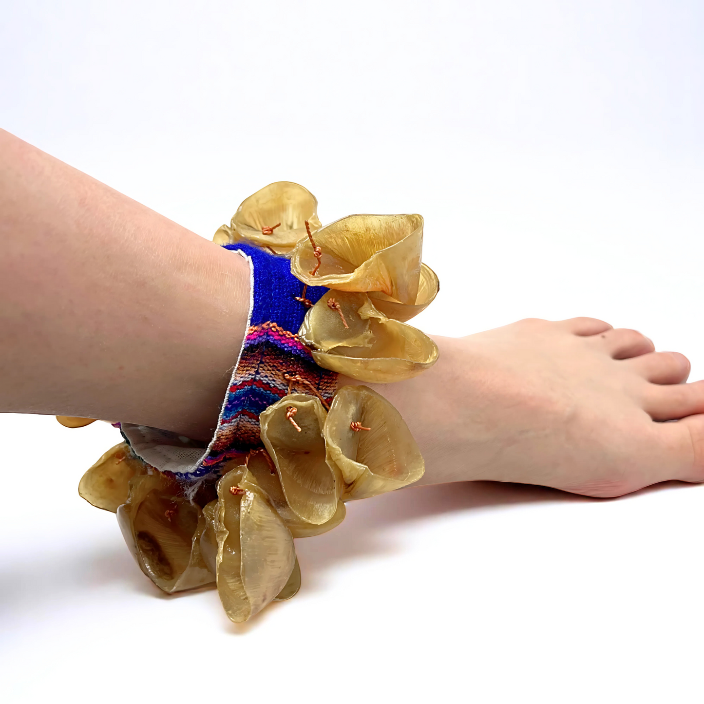 Handmade Peruvian Chajchas – Wearable Goat Hoof Shaker Rattle for Ankle or Wrist | Authentic Andean Percussion for Dance, Sound Therapy, Drum Circles, and Healing