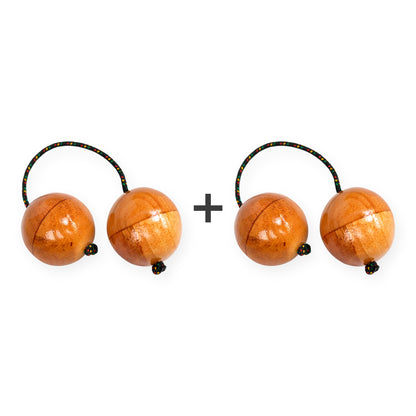 Two GMP Kashaka shakers, mahogany, ASL-M