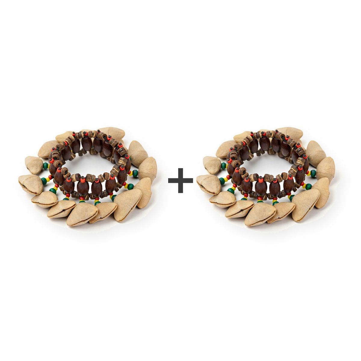 Two GMP Kenari seed bracelets