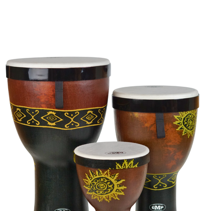GMP Nesting AirDrums 3-pc Set (Baliku Chocolate) - NESTDRUM-8C - Groove Masters Percussion