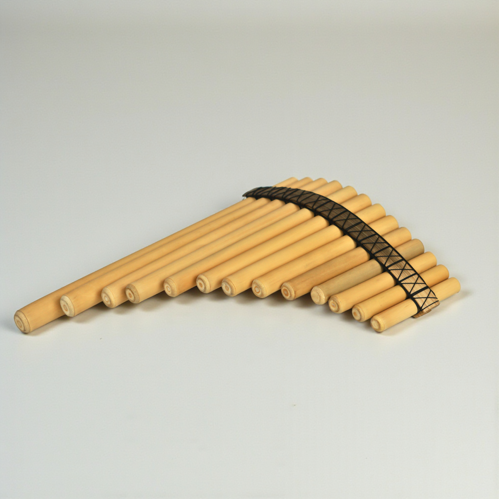 GMP Premium Peruvian Pan Flute Bamboo 13-Notes Tuned - PAN13-DELUXE - Empire Music Co. Ltd
