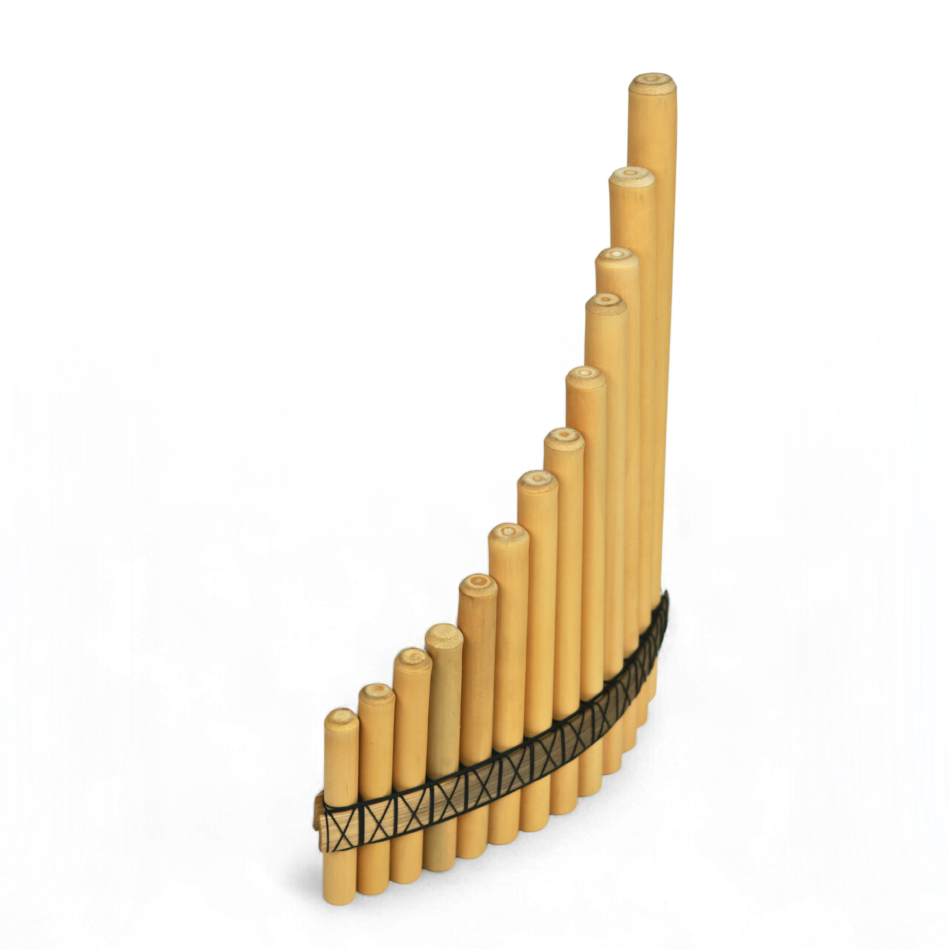 GMP Premium Peruvian Pan Flute Bamboo 13-Notes Tuned - PAN13-DELUXE - Empire Music Co. Ltd