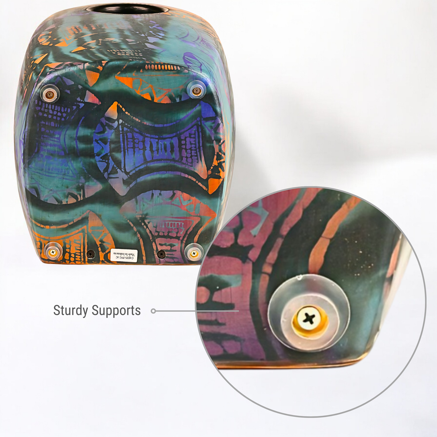 GMP Pro Bass Port Cajon Ocean Blue - CAJON-PVC-1C