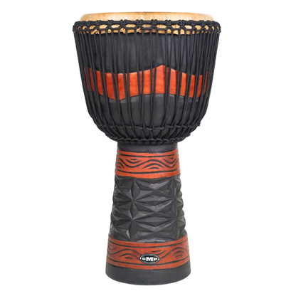 GMP Pro Series Djembe Red/Black - DAPRO_(choose size)-4 - Groove Masters Percussion