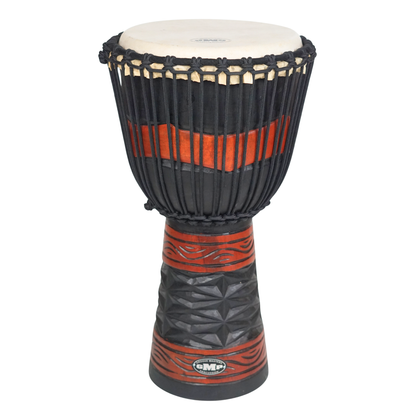 GMP Pro Series Djembe Red/Black - DAPRO_(choose size)-4 - Groove Masters Percussion