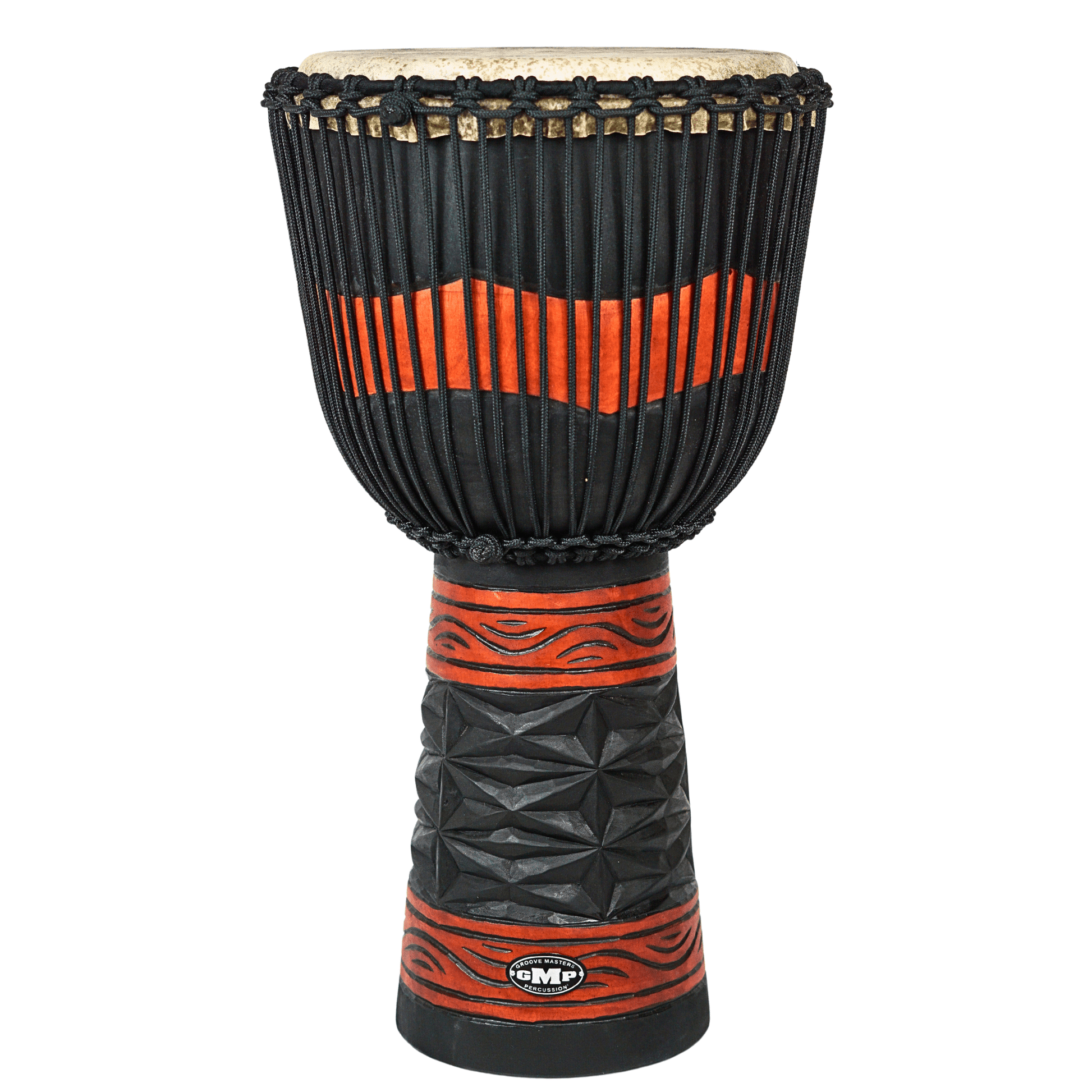 GMP Pro Series Djembe Red/Black - DAPRO50-4 (3 Sizes)