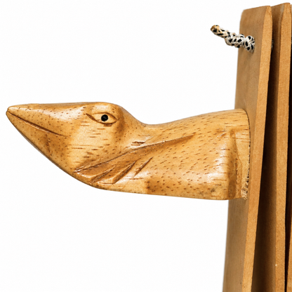 GMP Wooden Kokoriko Gecko Clacker - WOODY-2 - Groove Masters Percussion