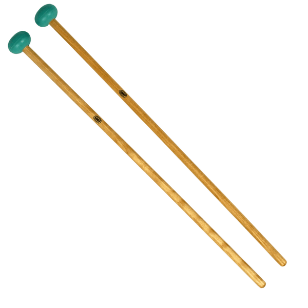 GMP Xylophone/Bell Mallets Medium Green (pair) - MAL-XM14-GN - Groove Masters Percussion