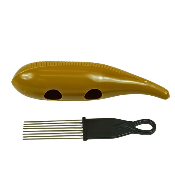 GMP Gourd-Shaped Plastic Guiro - FL-GUIRO-G - Groove Masters Percussion