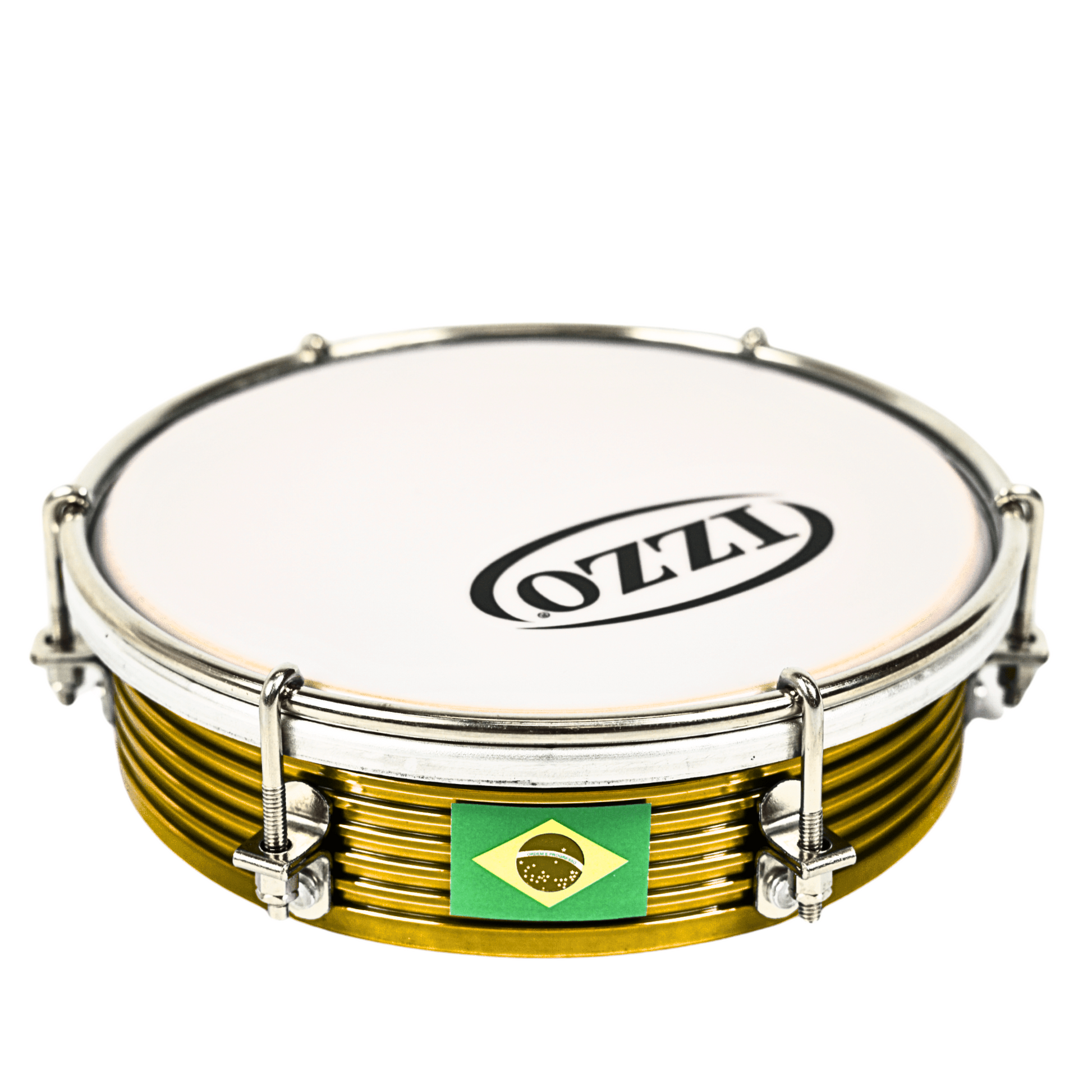 Percussion | Izzo Professional Anodized Aluminum Tamborim Tambo A6 (4 Colours) Gold