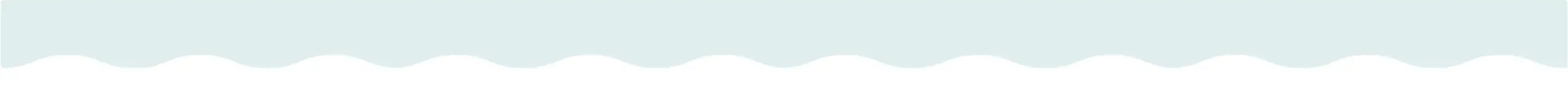 A minimalist white wavy line design on a soft pastel blue background.