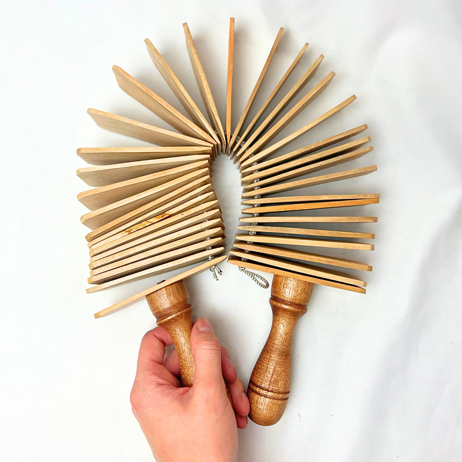 Musical Ratchets | Natural Wood Kokiriko Woody 4 | Groove Masters Percussion