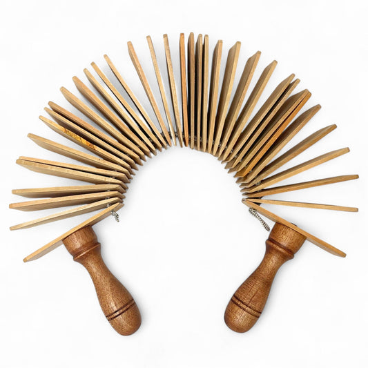 Musical Ratchets | Natural Wood Kokiriko Woody 4 | Groove Masters Percussion